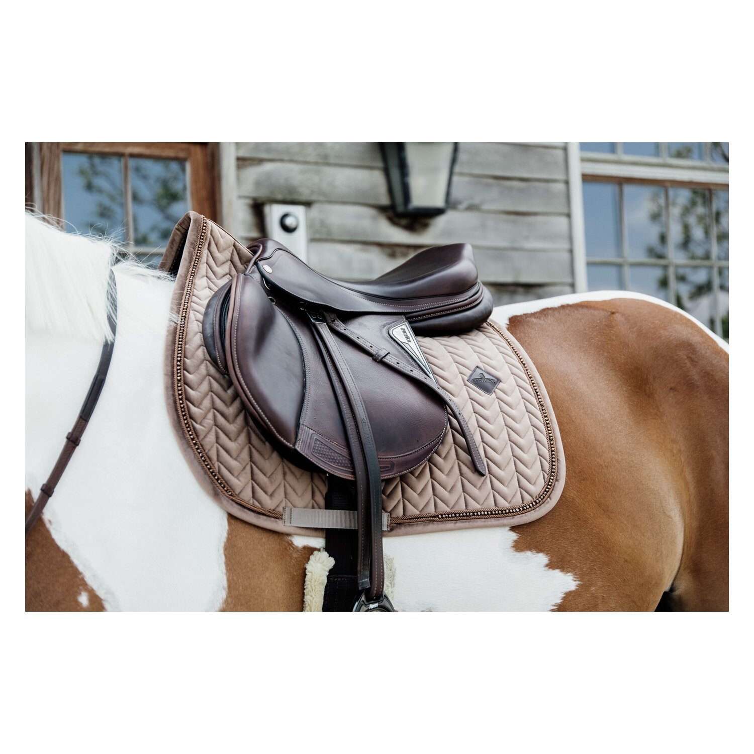 KENTUCKY Schabracke Velvet Pearls - beige