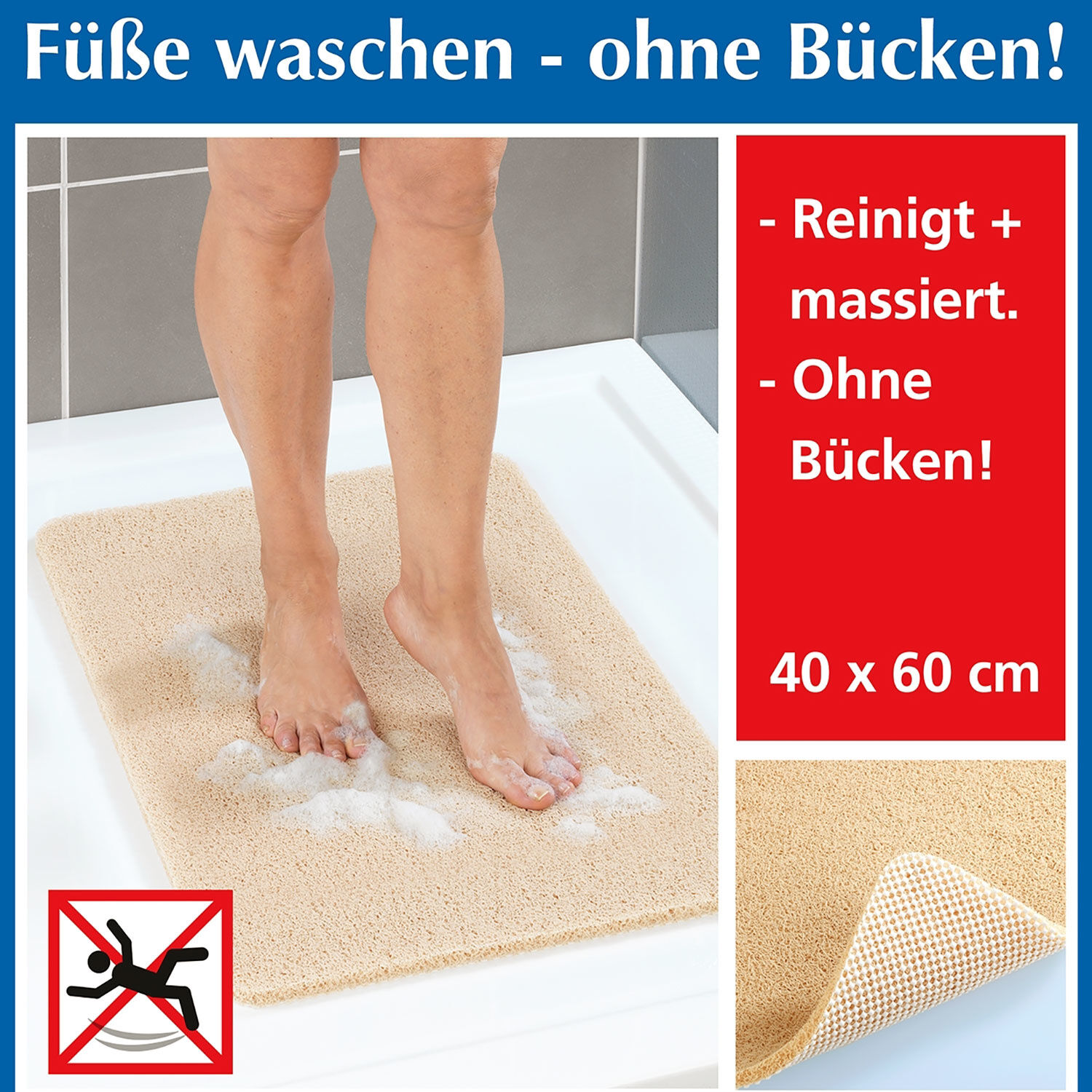 Wellness Duschmatte
