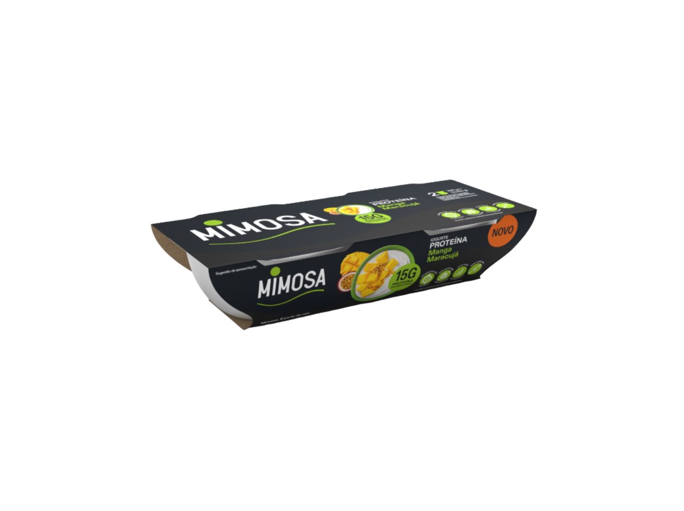 IOGURTE PROTEINA MIMOSA MANGA / MARACUJÁ 2X140G
