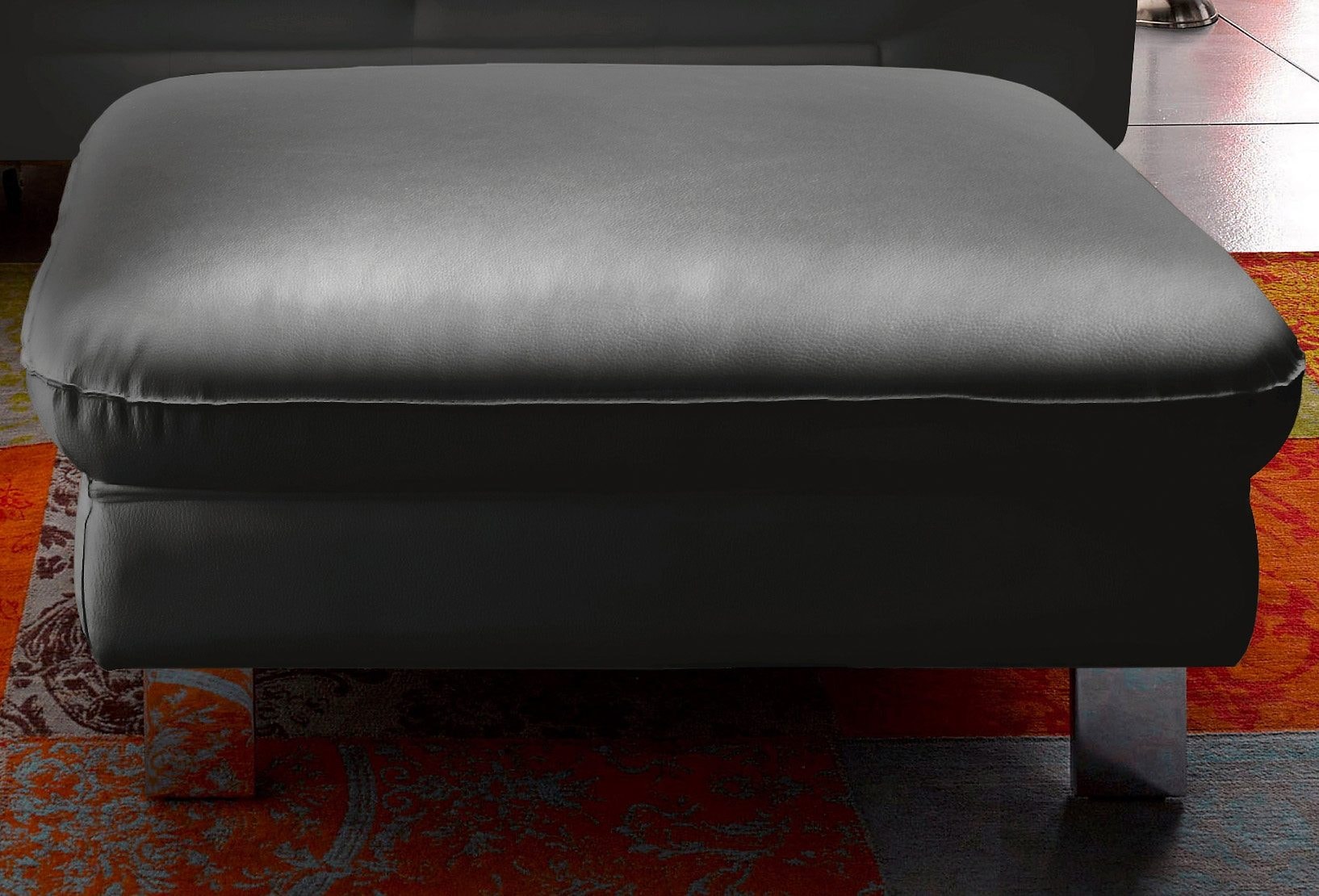 COTTA Hocker »Driver« mit edlen Metallfüssen