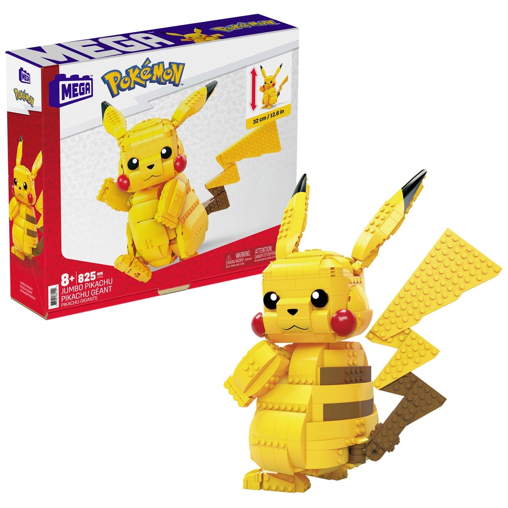 Mega Construx Pokémon Jumbo Pikachu Bauset