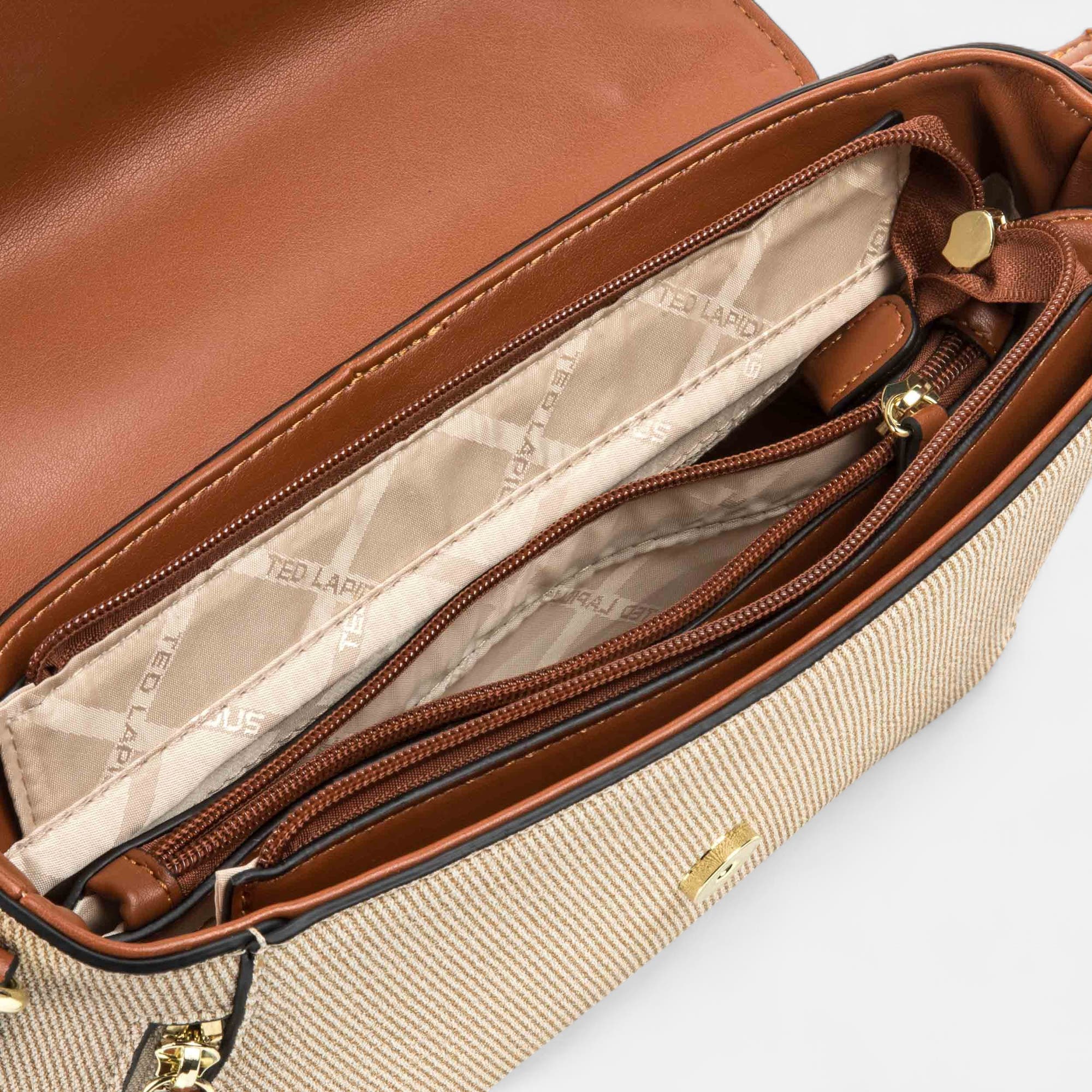Sac à main beige