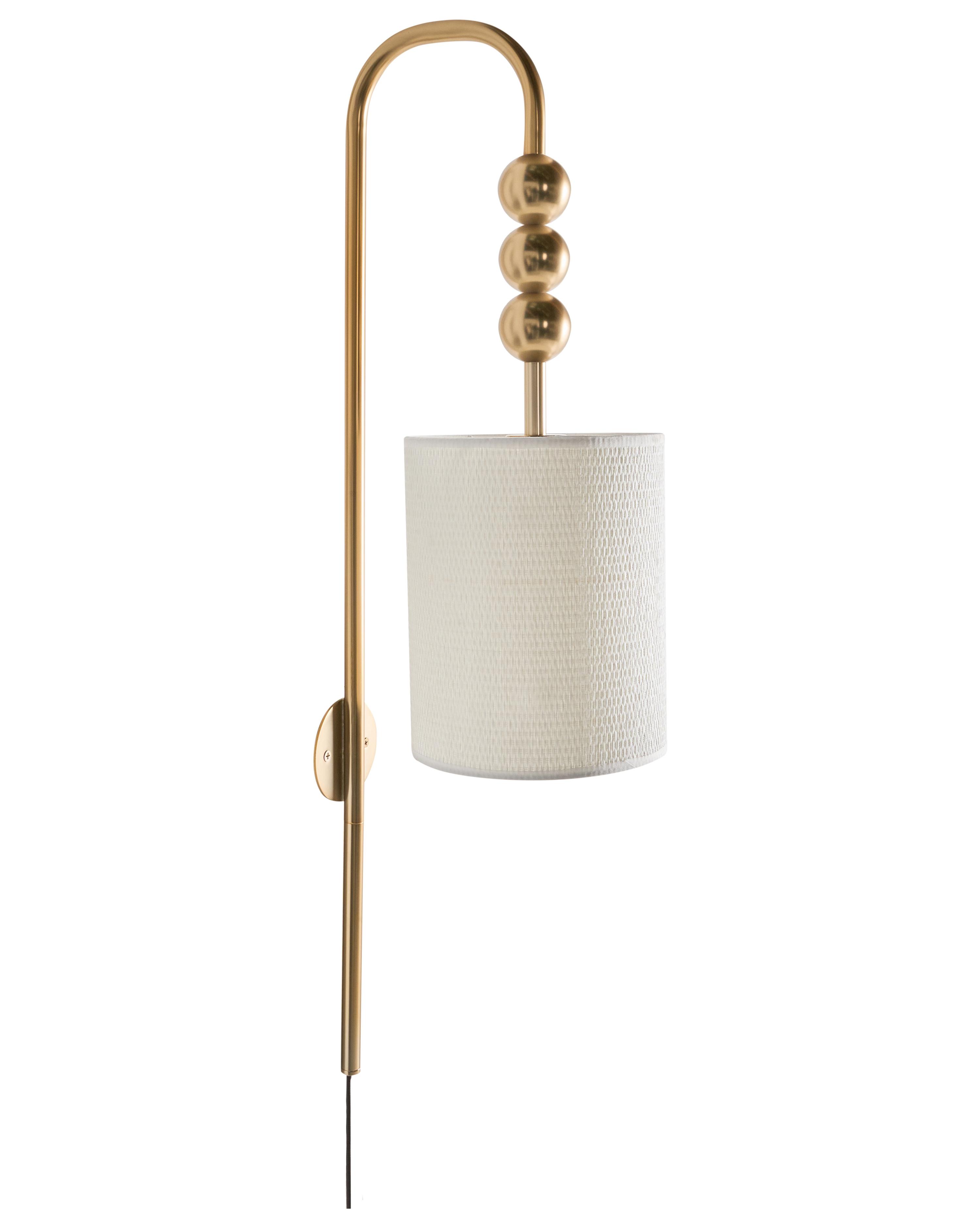 Wandlamp LOKY Metaal Messing