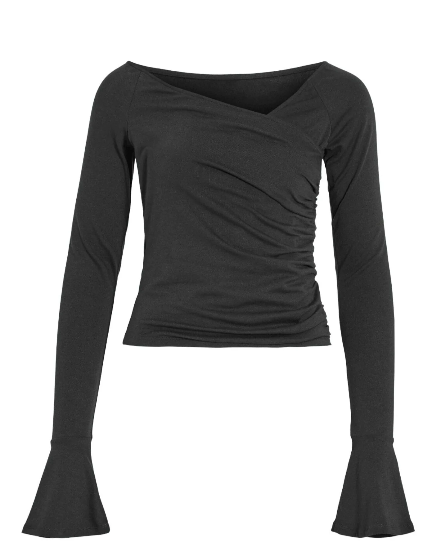 Vila  Vitrine L/S top - sort