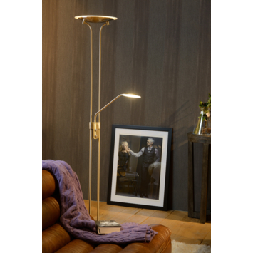 Lucide CHAMPIONLED leeslamp LED dimb. 3000K mat chroom