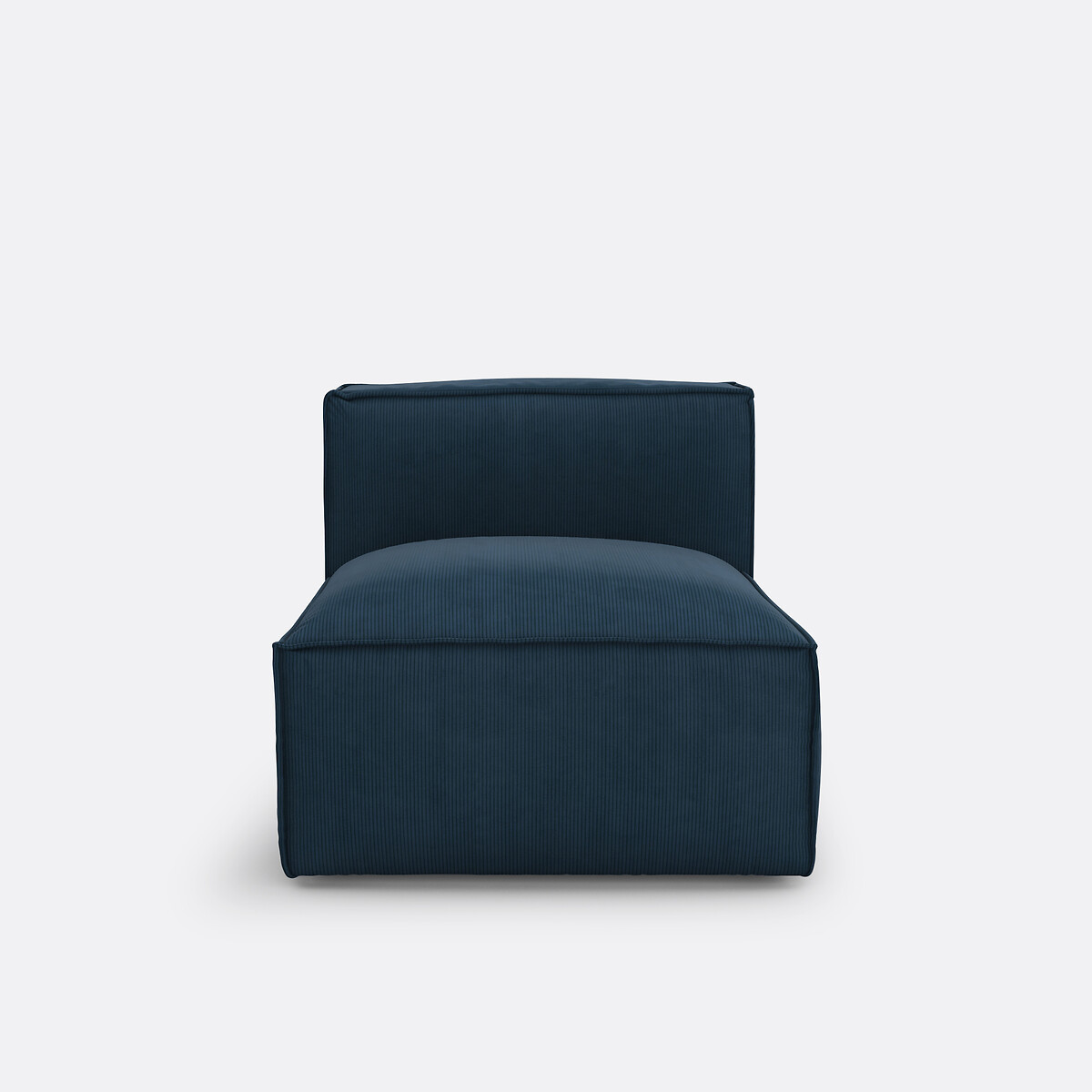 LA REDOUTE INTERIEURS<br>Sofá modular canelado de veludo, Seven