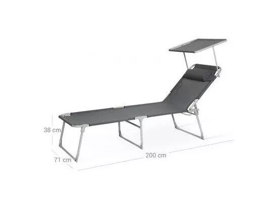 Chaise longue bain de 71 x 200 x 38 cm 12_0001107