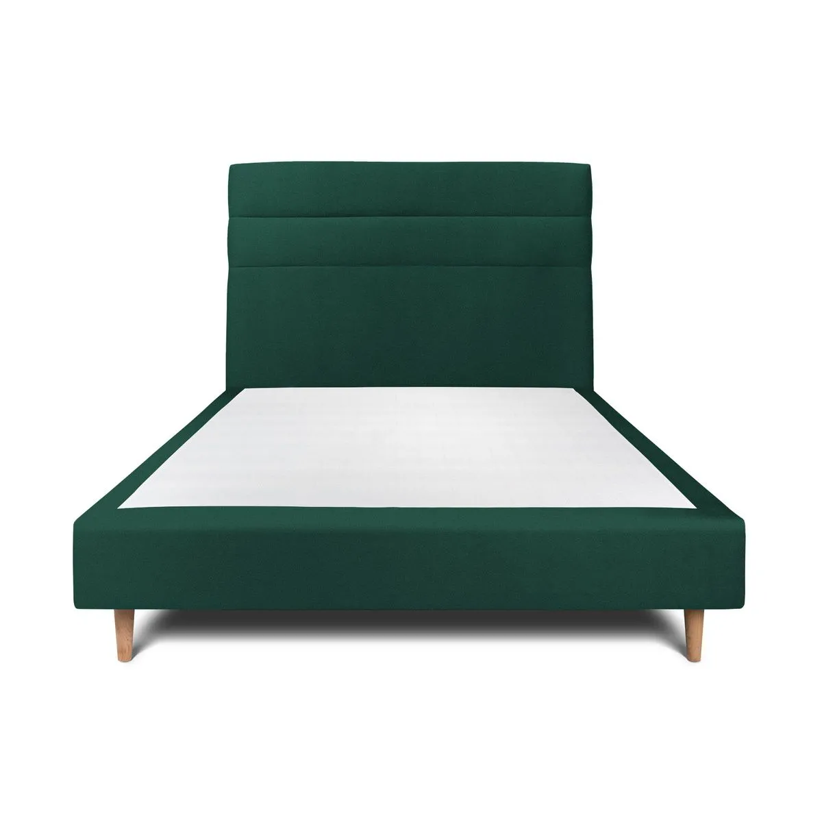 Sommeil de plomb Lit 135x190cm avec tête de lit lignes velours