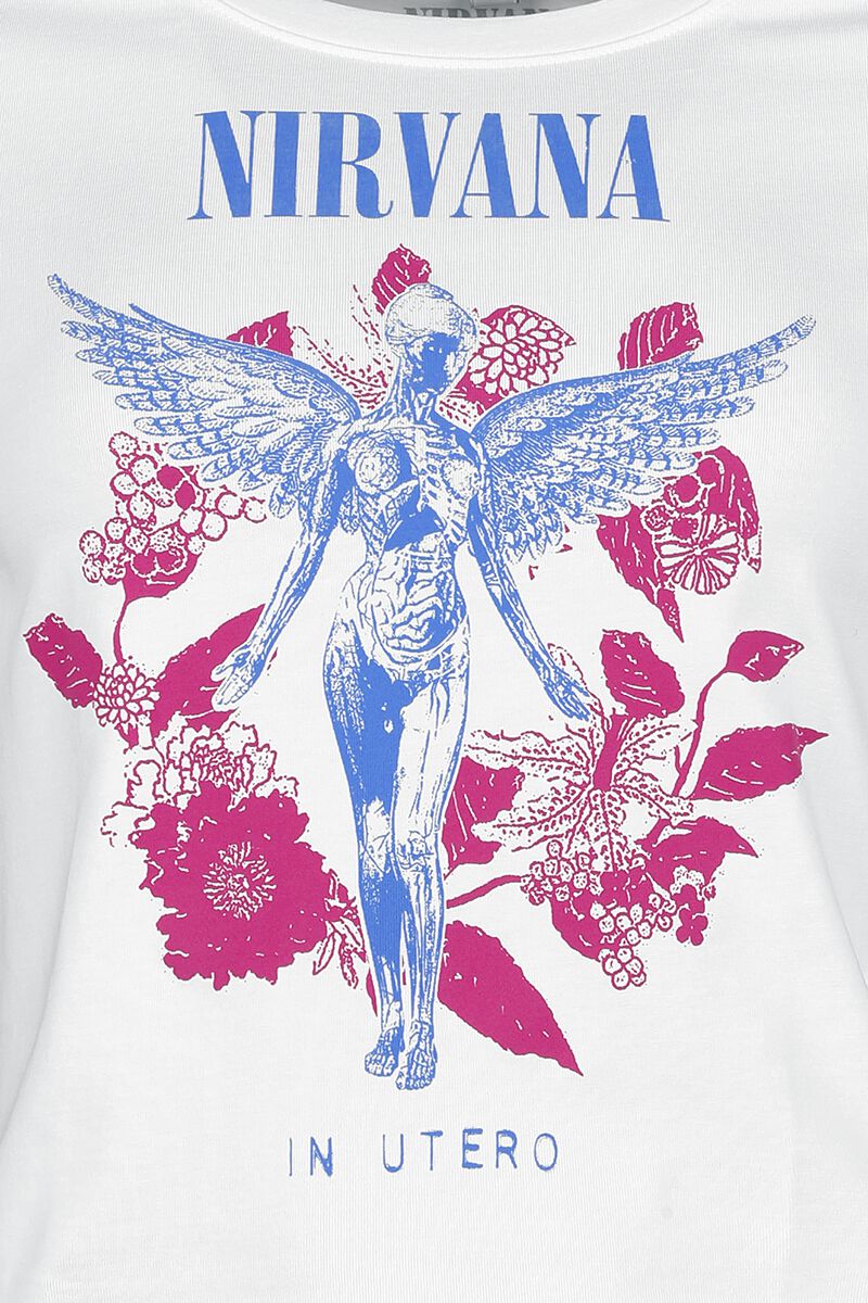 Utero Flowers | Nirvana T-Shirt Manches courtes