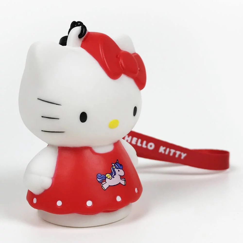 HELLO KITTY - FIGURINE LUMINEUSE ROBE ROUGE LICORNE 8 CM