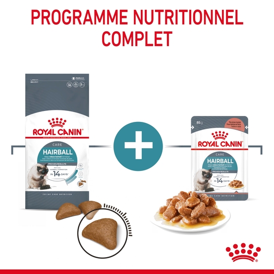 Croquettes chat Adulte réduction boules de poils Hairball 2kg