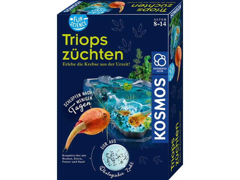 Kosmos Experimentierkasten Fun Science – Triops züchten Erleben Sie die Krebse aus der Urzeit!