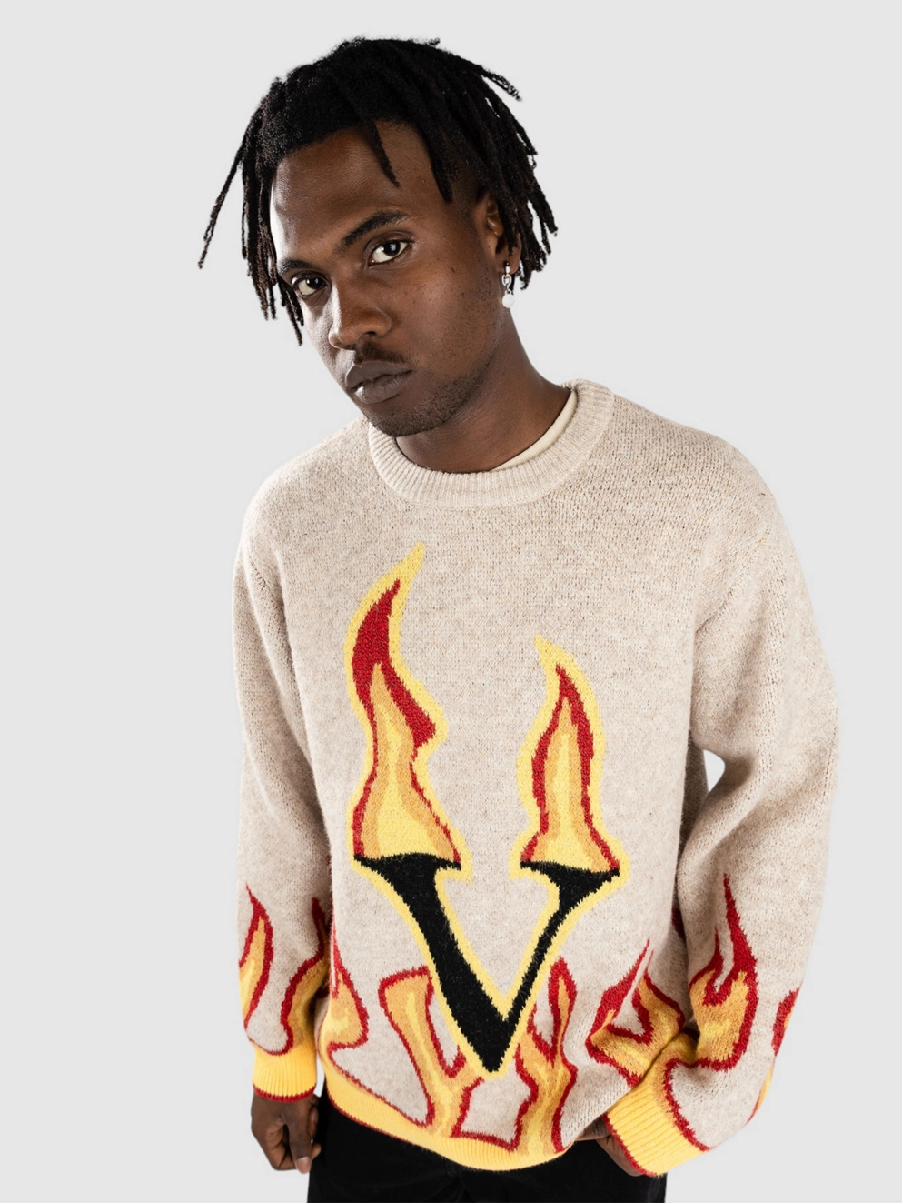 Volcom Fergadelic Pullover dirty white