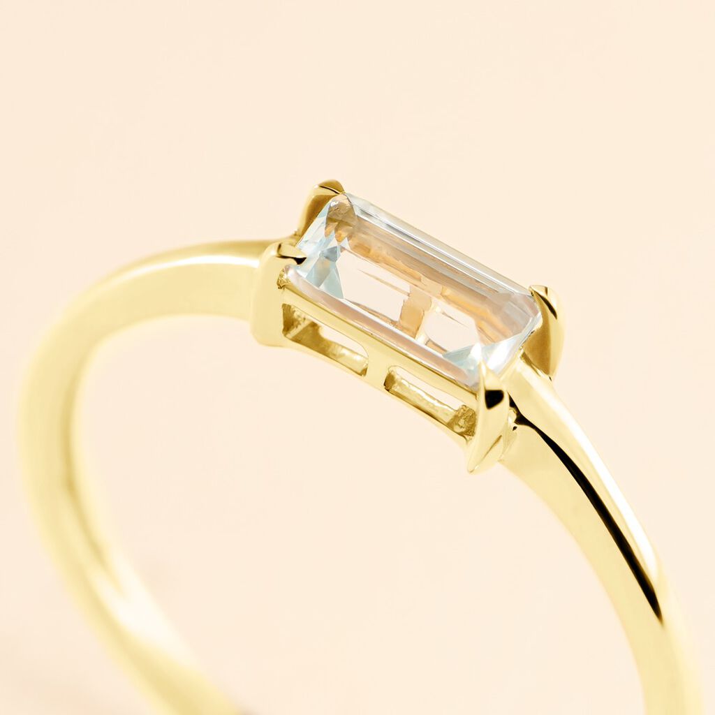 Bague Nottingham Or Jaune Topaze