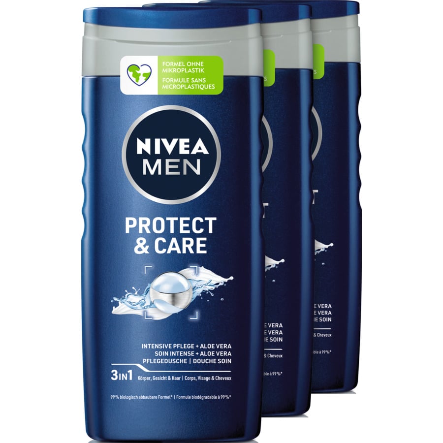 Nivea Pflegedusche Creme Sensitive 3 x 250 ml