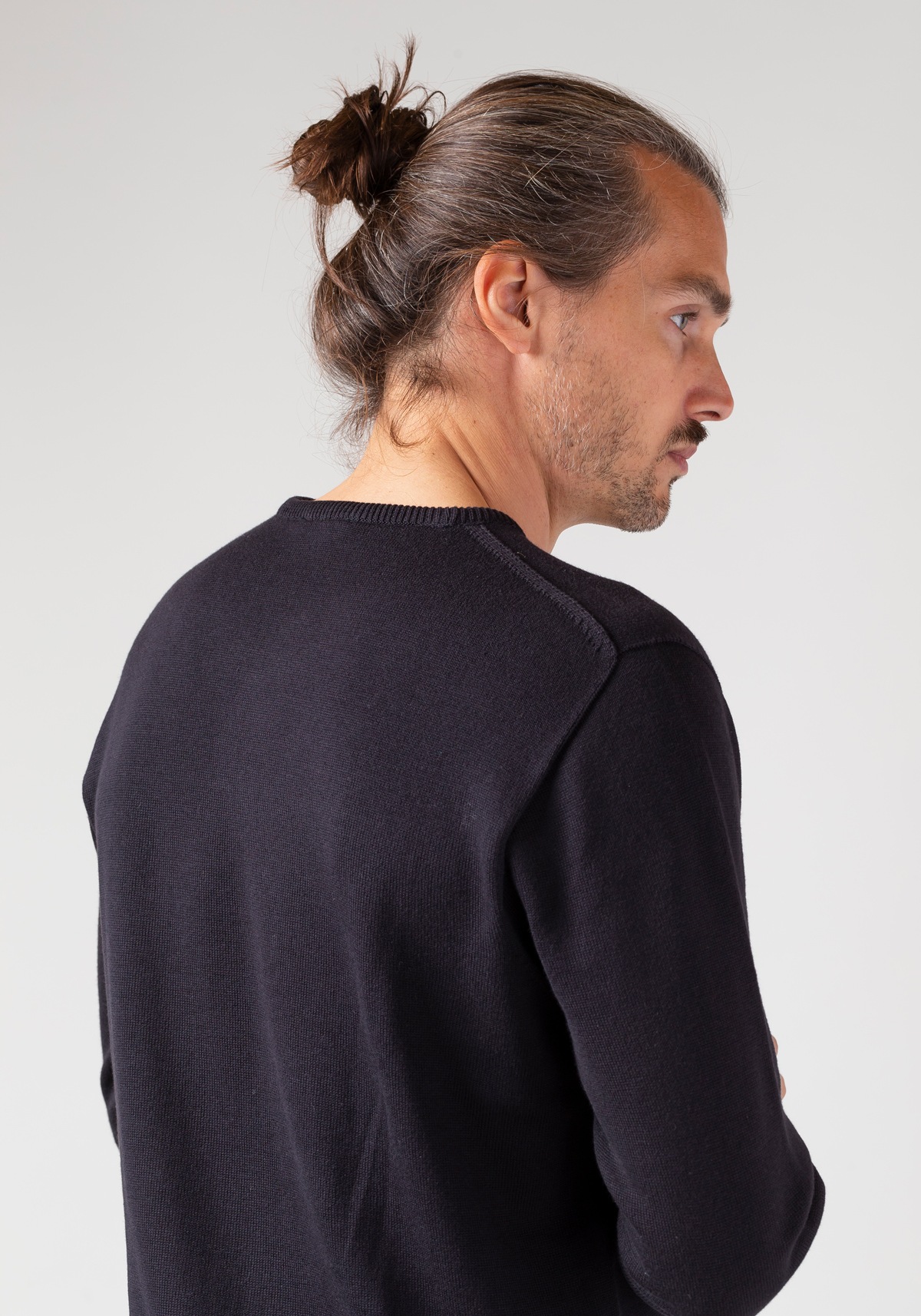WE ARE ZRCL Herren-Strickpullover Josef Swiss Edition Black
