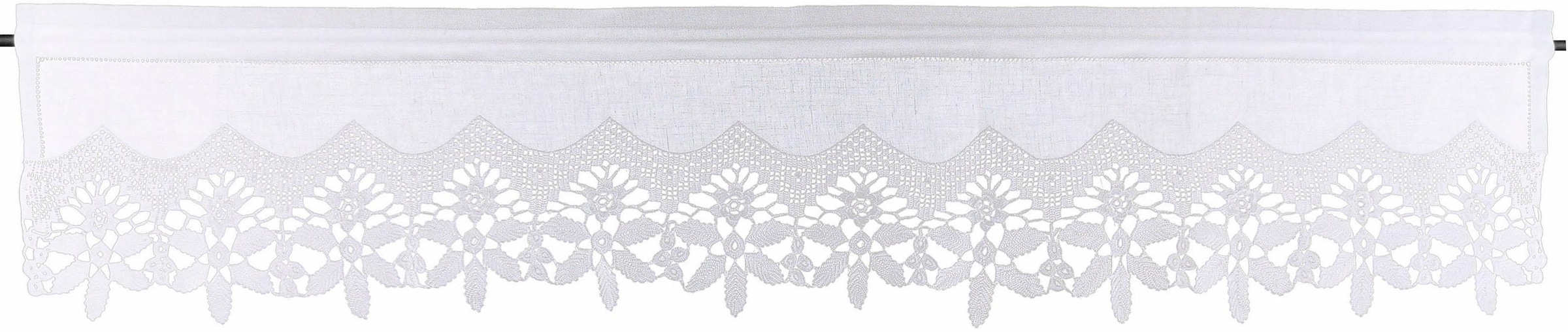 HOSSNER - ART OF HOME DECO Querbehang »Staffelsee« Stangendurchzug 1 Stk. tlg.