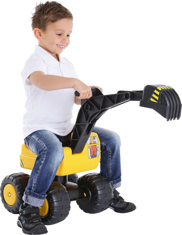 Sitzbagger Mobby Dig 100 kg, Kunststoff, ab 36 Monate - 6 Jahre
