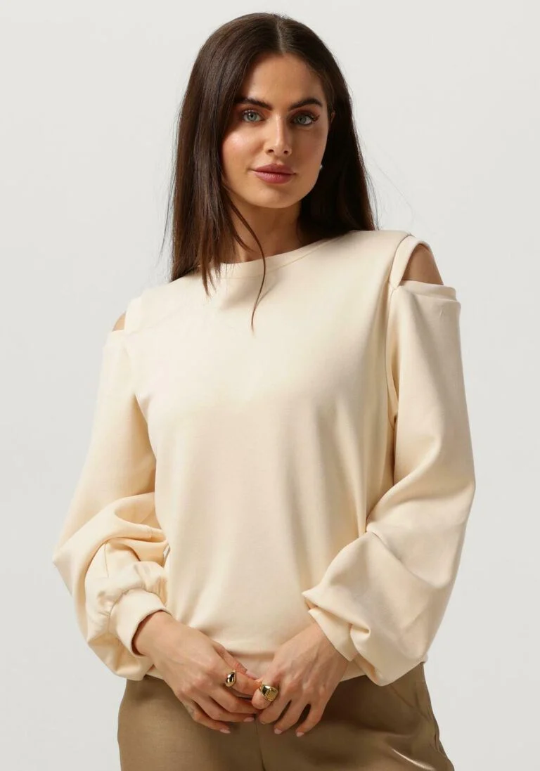 AAIKO gebroken wit aaiko sweater gioya vis 436