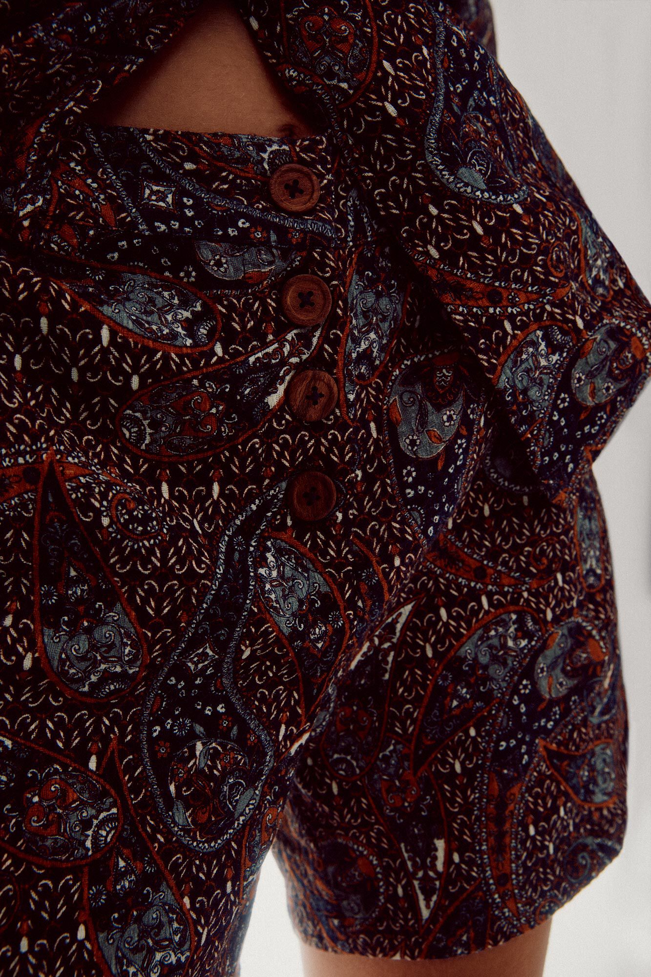 Shorts Jacquard - Multicolorido