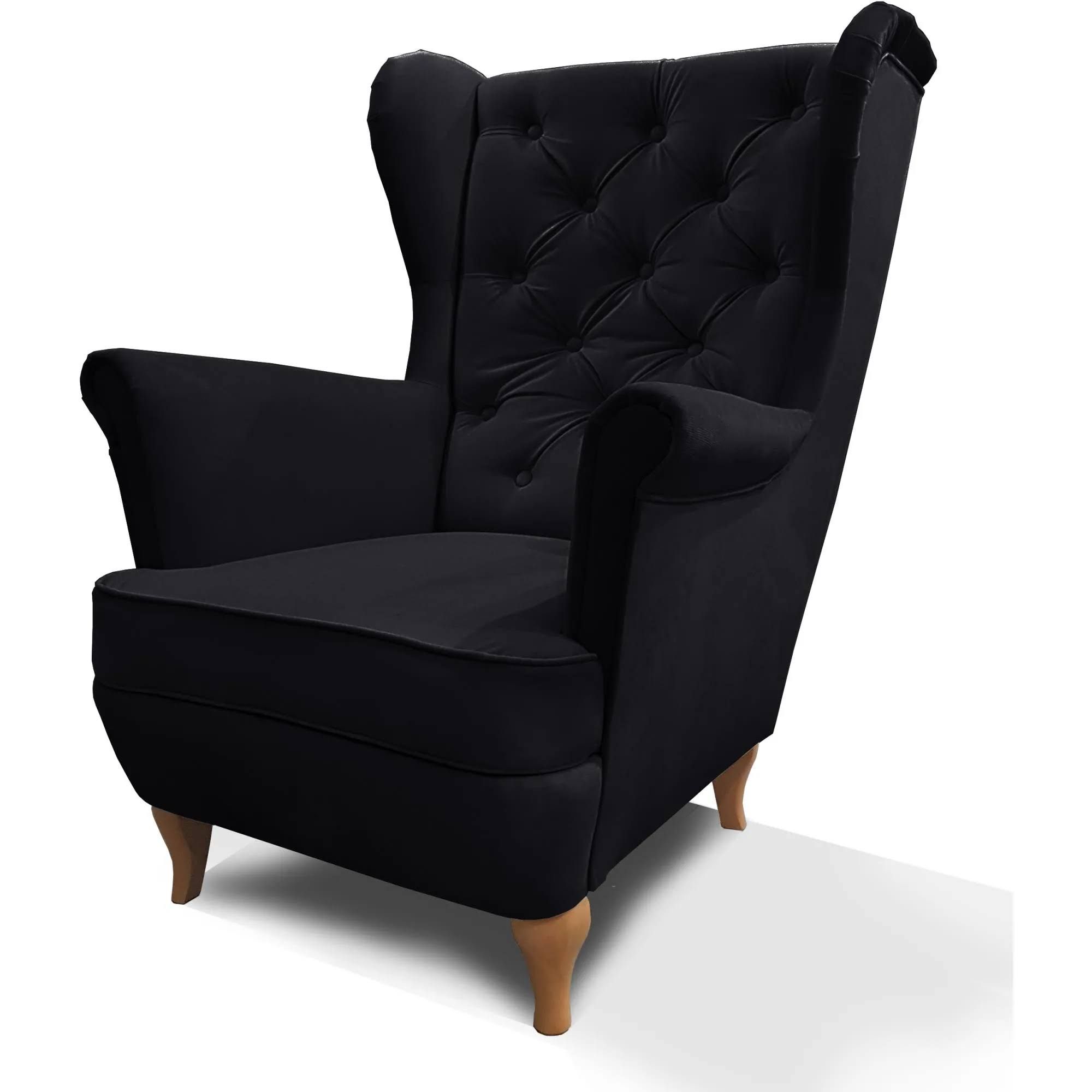 beautysofa24 Sessel im Chesterfield Stil FALCO