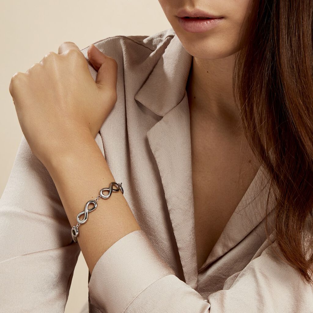 Bracelet Thuya Acier Blanc