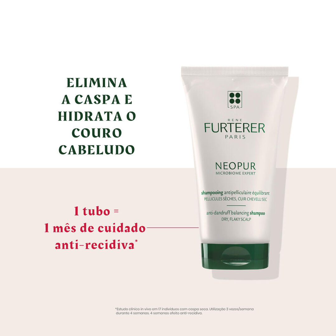 RENE FURTERER  Neopur Champô Anticaspa Equilibrante  - Caspa Seca - 150ml