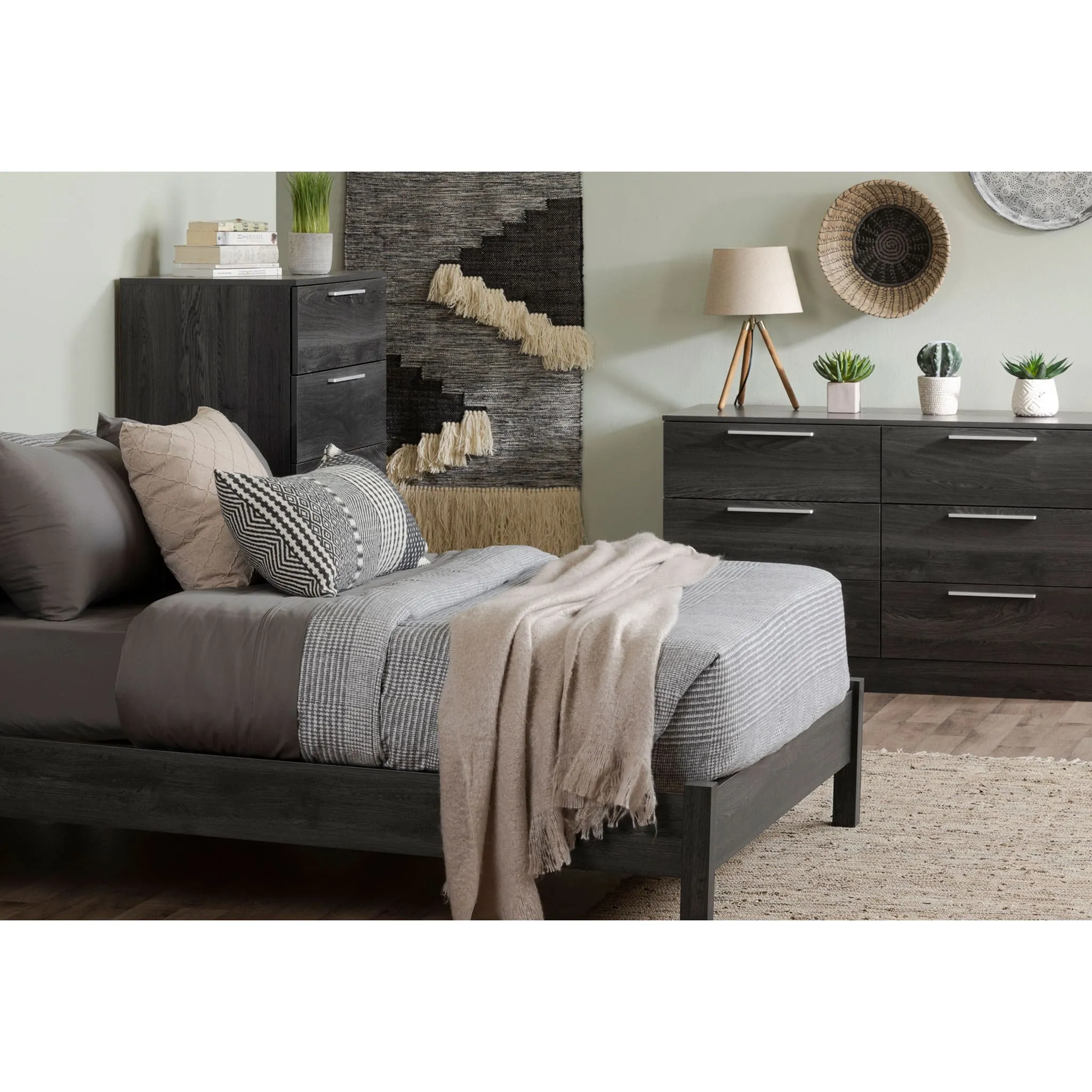South Shore Commode 5 Tiroirs - Step One Essential Chêne gris