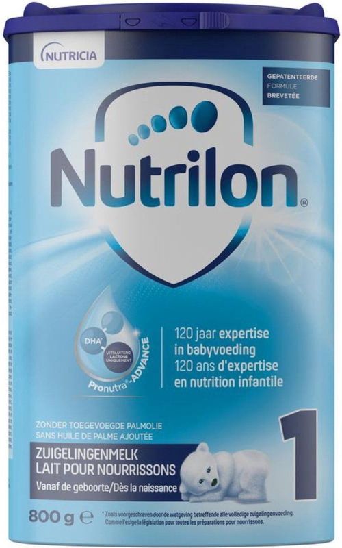 Nutrilon 1 Zuigelingenmelk Baby 0-6 maanden Flesvoeding 800g