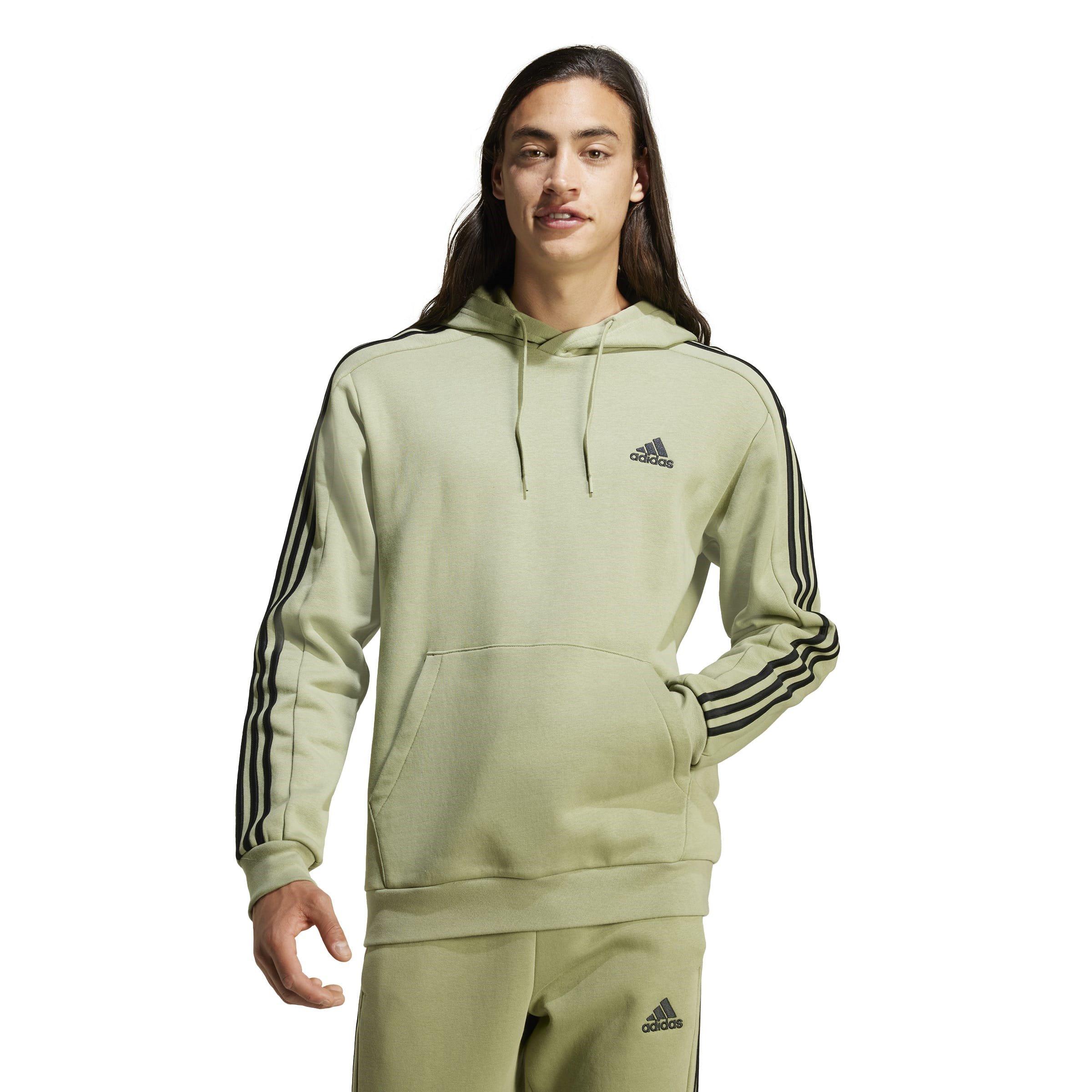adidas Essentials Fleece 3-Stripes Hoodie Mens