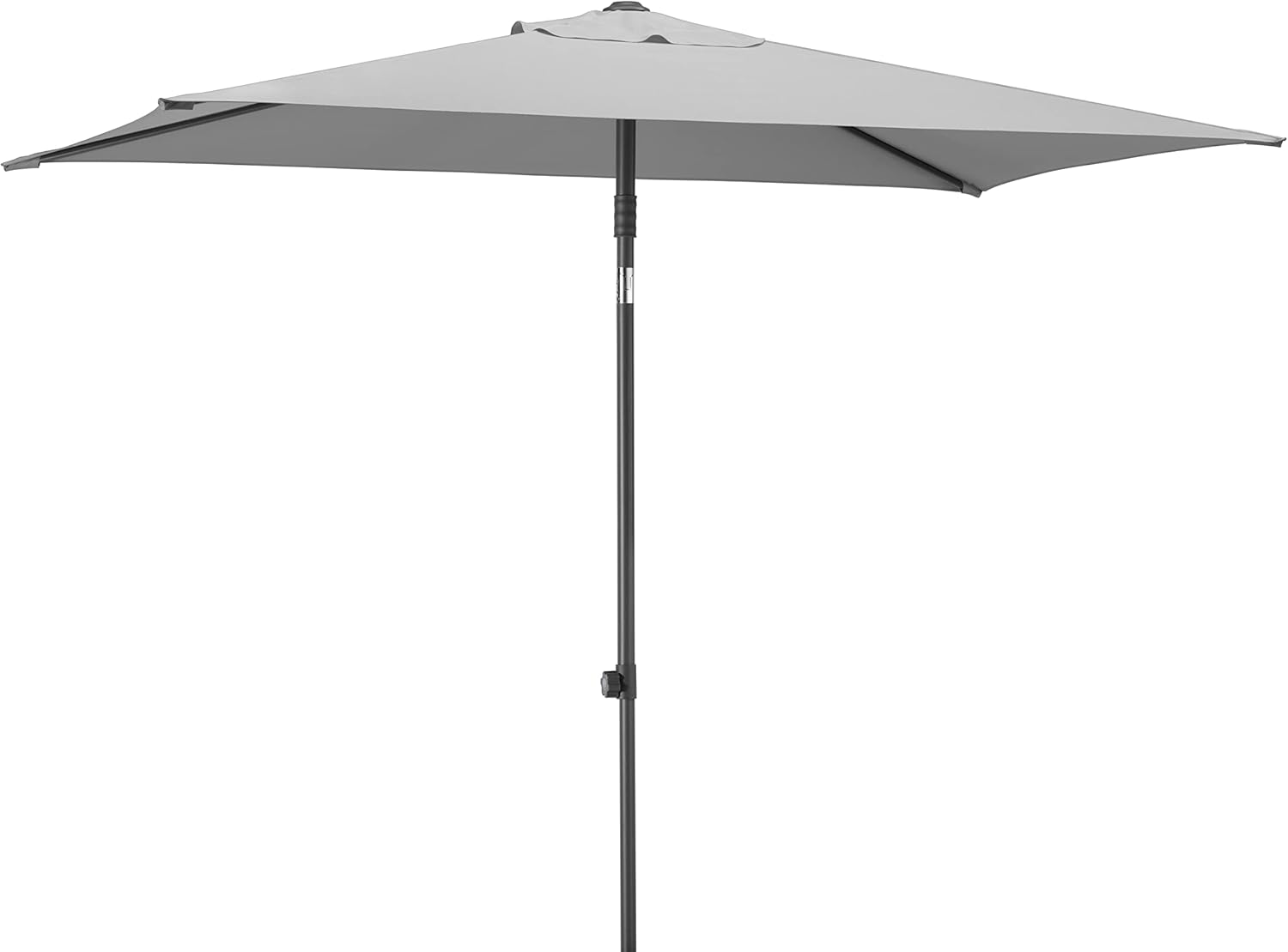 Schneider-Schirme Sonnenschirm Sevilla, silbergrau, 240 x 140 cm rechteckig, 667-14, Gestell Stahl, Bespannung Polyester, 4.6 kg