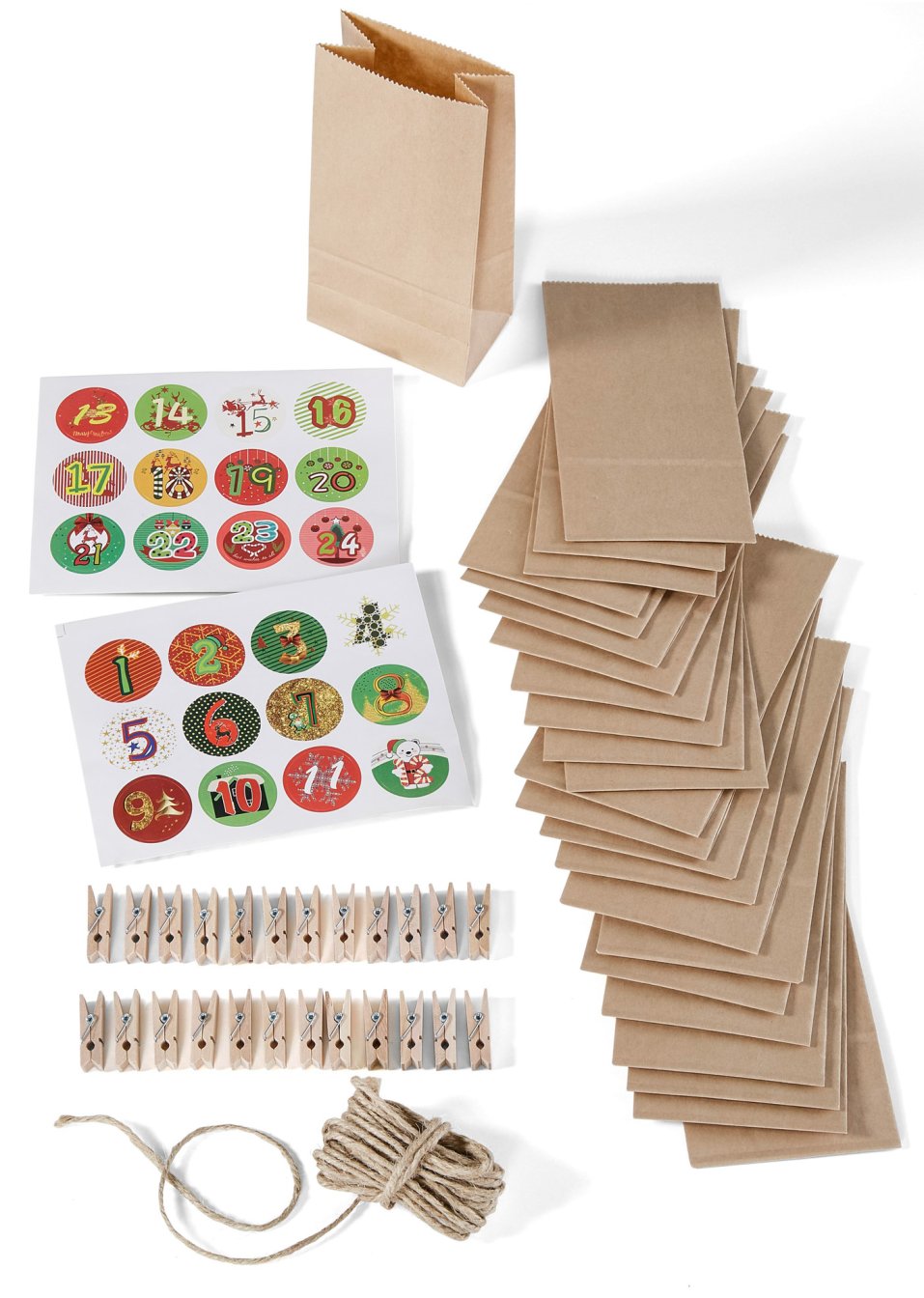 Kit calendrier de l'Avent (Ens. 73 pces.)