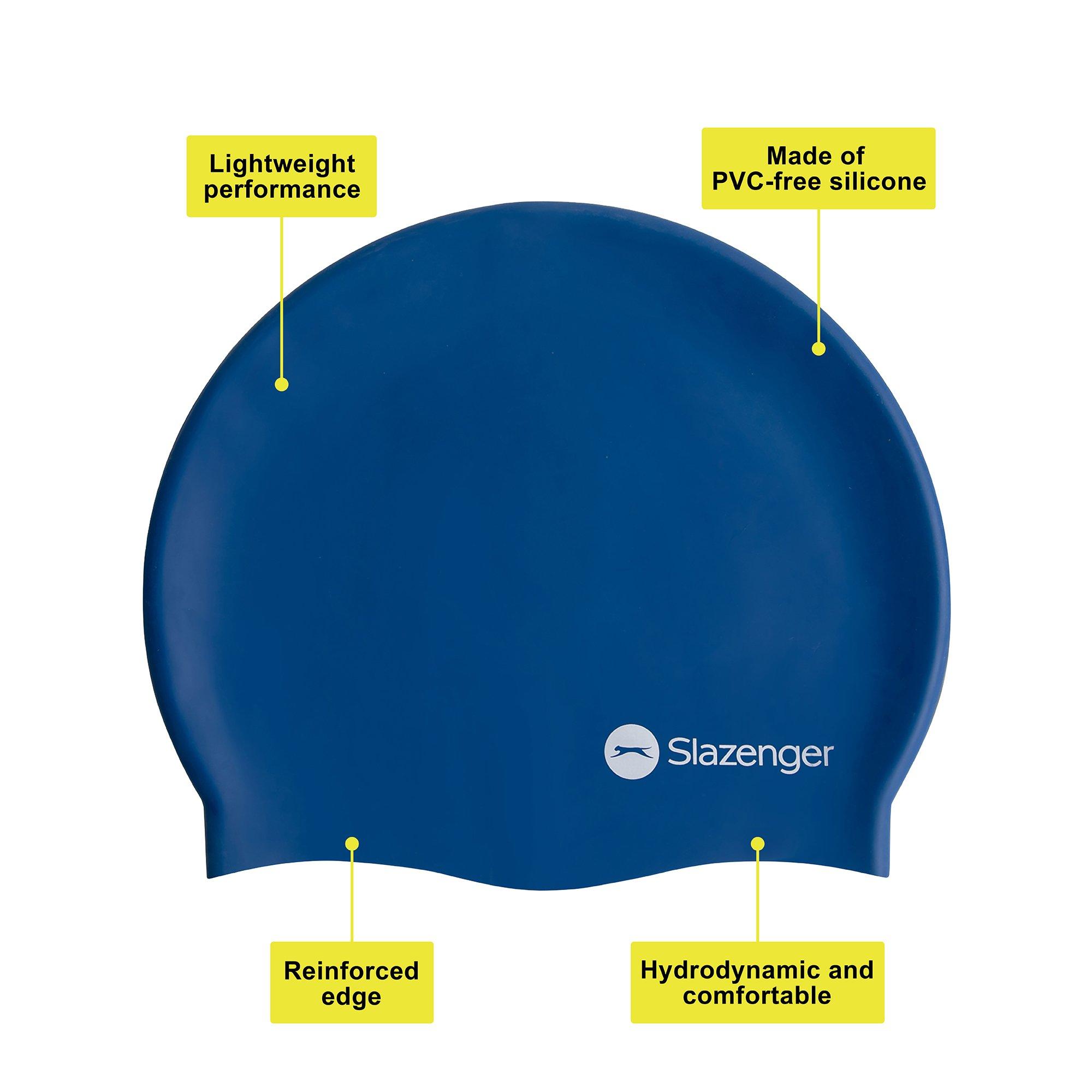 Slazenger Adults Silicone Swim Cap