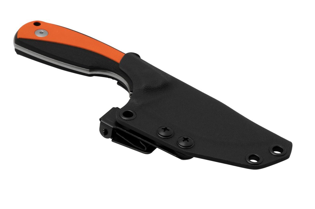 Viper Lille 1, VT4022GBO, Stonewash Elmax, Black & Orange G10 vaststaand mes, Jesper Voxnaes design