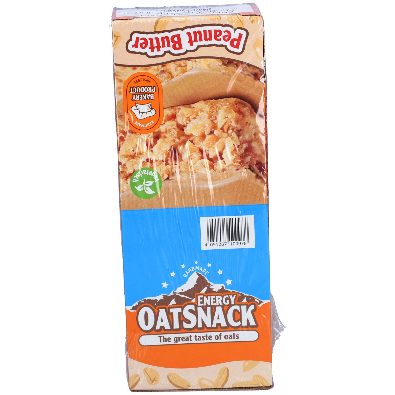 OatSnack Energy Riegel Peanut Butter