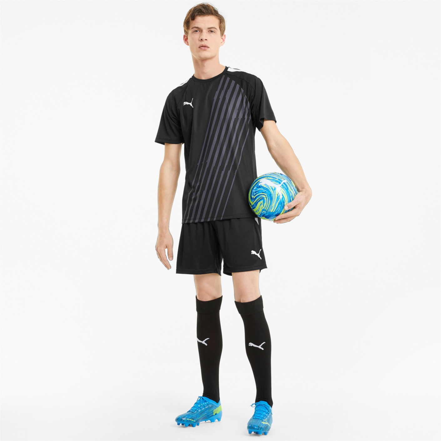 PUMA teamLIGA Trainingsbroekje Zwart