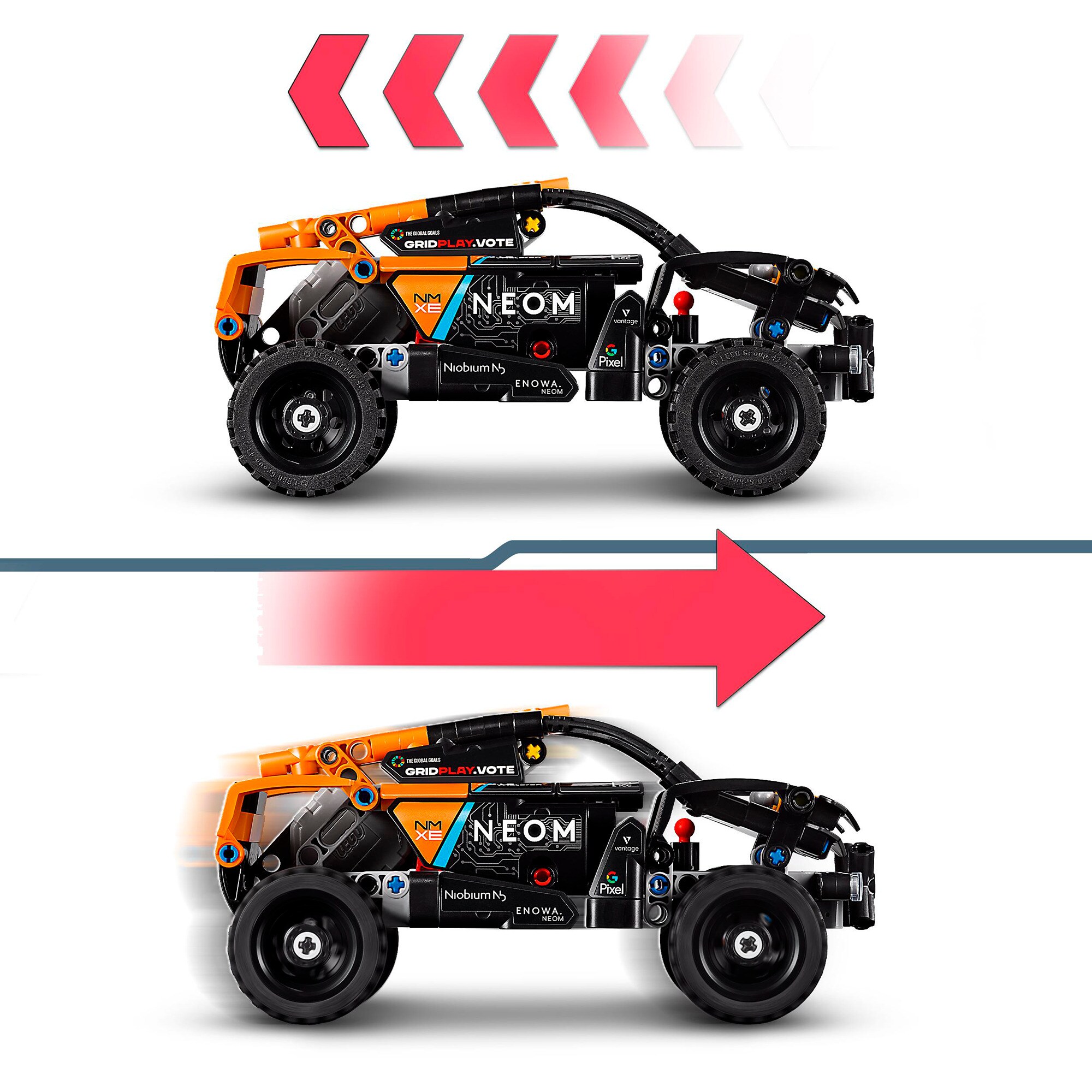 LEGO Konstruktionsspielzeug Technic NEOM McLaren Extreme E Race Car