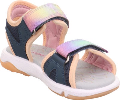 Superfit Pebbles Sandaler, Blå/Oransje