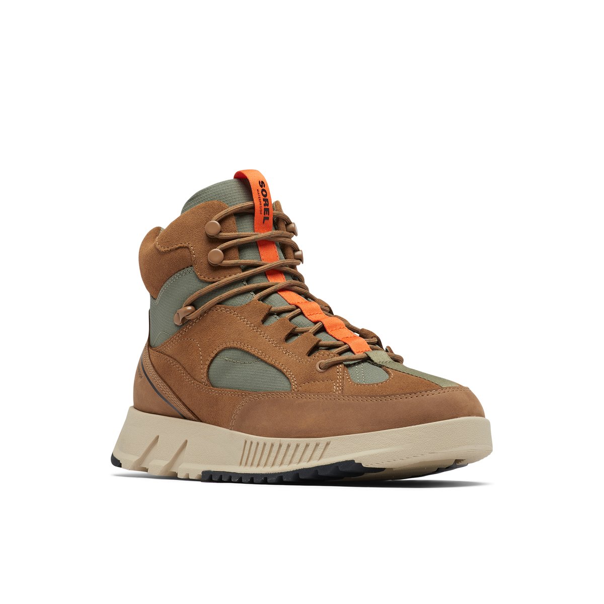 SOREL-Mchill_trace-Bottes d'hiver - Semelle tracteur - Cognac
