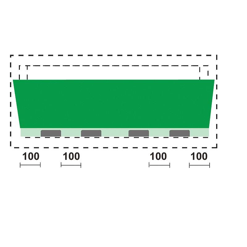 AXA Scharnier Smart Easyfix 89x89 rondhoek gegalvaniseerd - 1677-09-23/E