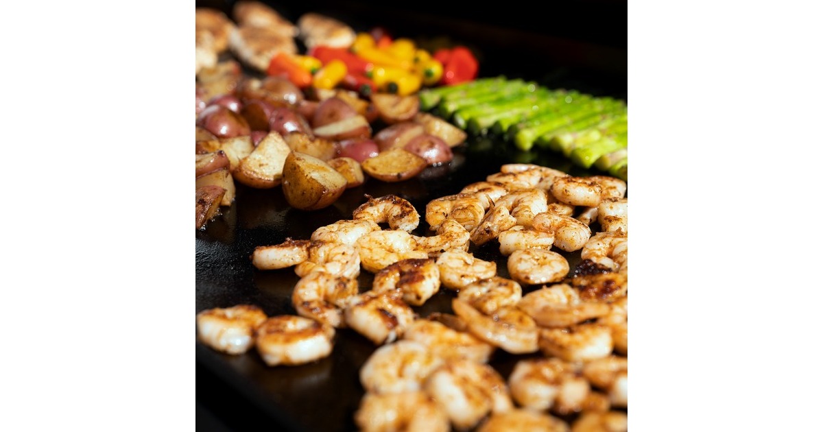 Char-GrillerFlat Iron Premium Gas Griddle barbecue  (Zwart)