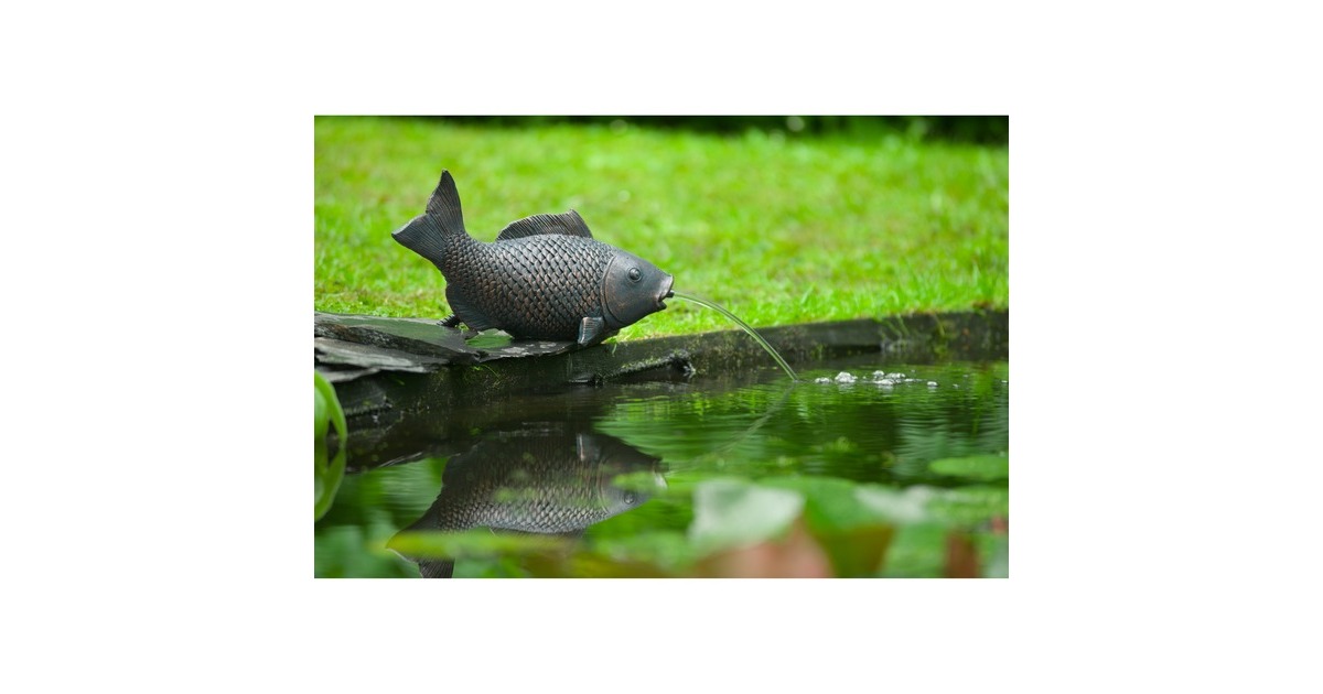 UbbinkSpuitfiguur Vis XL waterornament