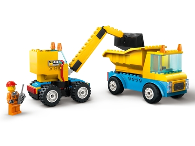 LEGO Kiepwagen, bouwtruck en sloopkraan (60391)