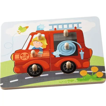 HABA 302536 Greifpuzzle Feuerwehr