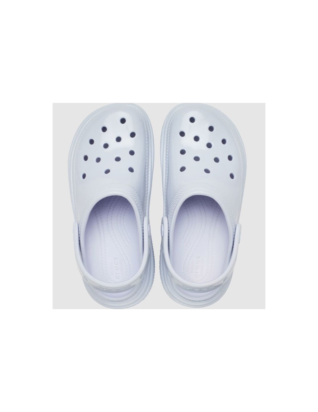 crocs Sabots Femme Stomp High Shine Clog Dsp Gris