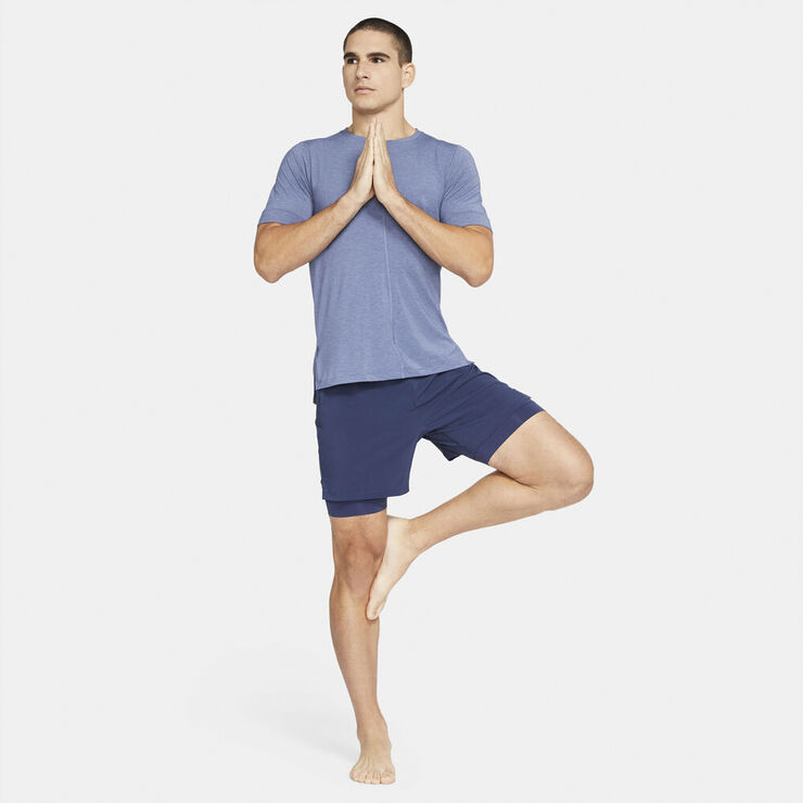 Nike Yoga 2 I 1 Shorts Blå