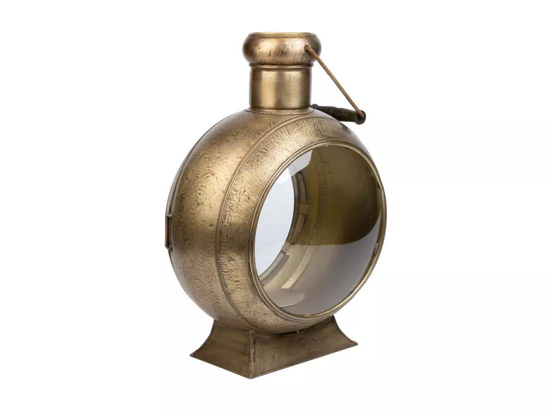 Chandelier en métal doré 33x21x47h