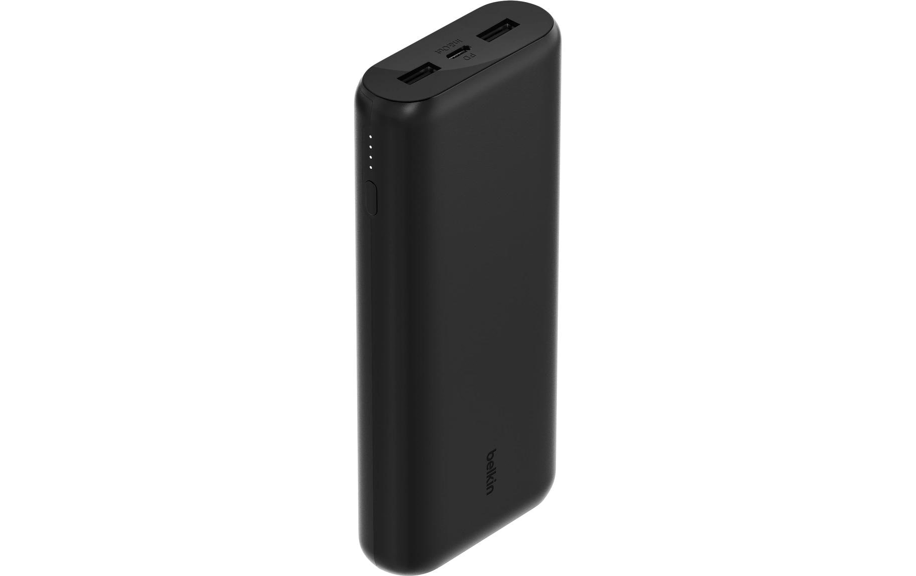 Powerbank BPB014BTBK 20000 mAhLeistungsstarke Powerbank mit drei Ladeanschlüssen