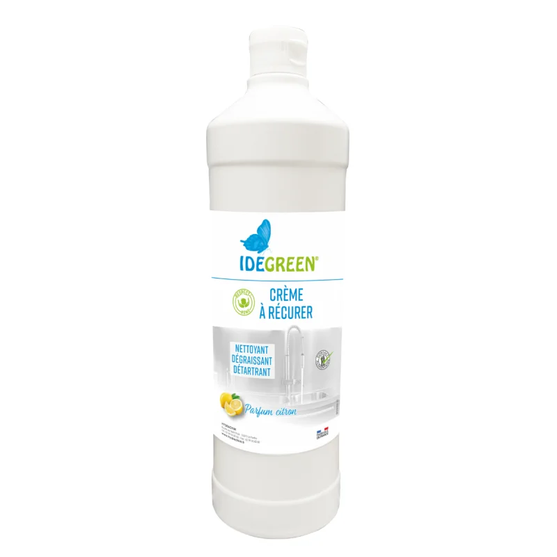 IDEGREEN - Crème à récurer - Ecocert - 1L