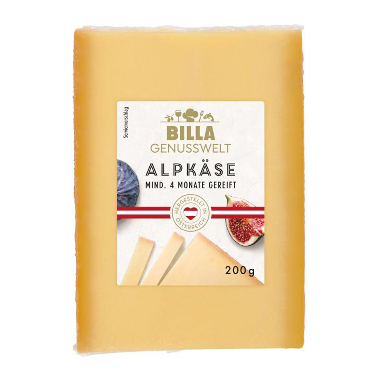 BILLA Genusswelt Alpkäse